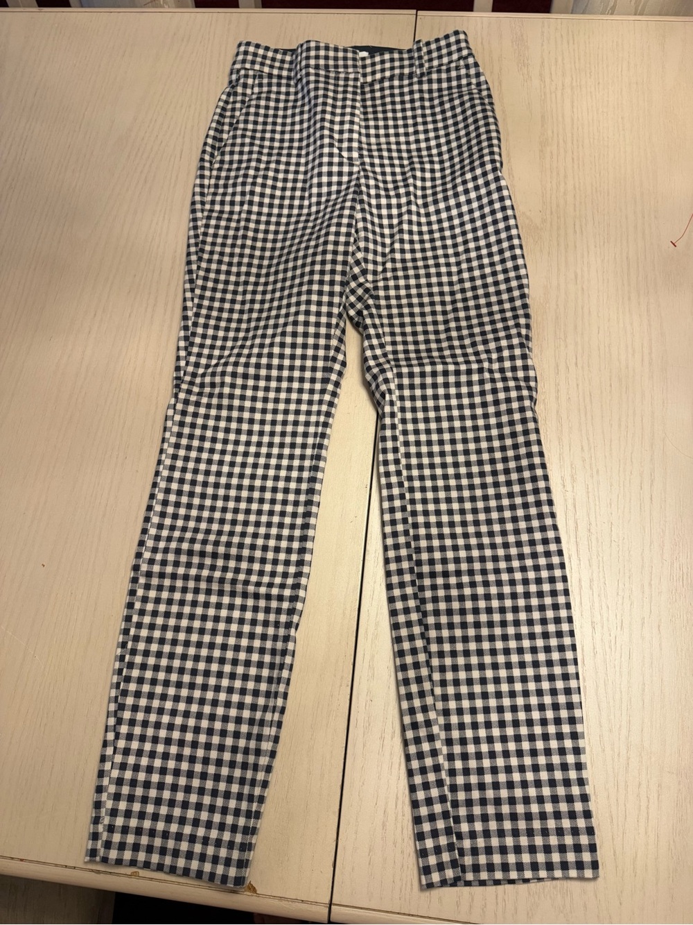 H&M check print womens size 2 dress pants